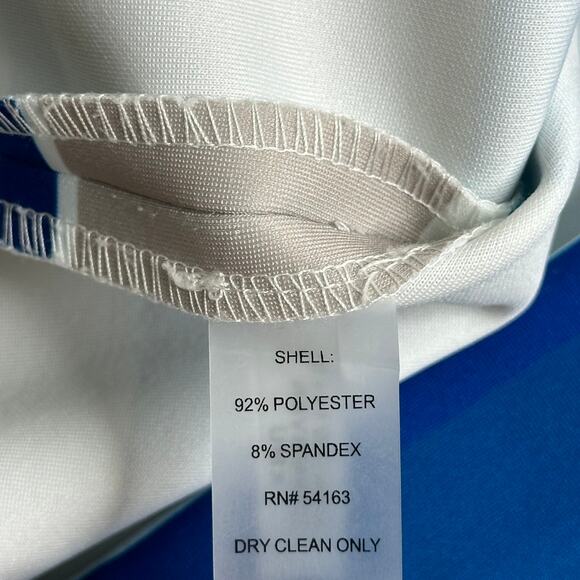 Calvin Klein Blue Striped Midi Dress - Picture 9 of 11